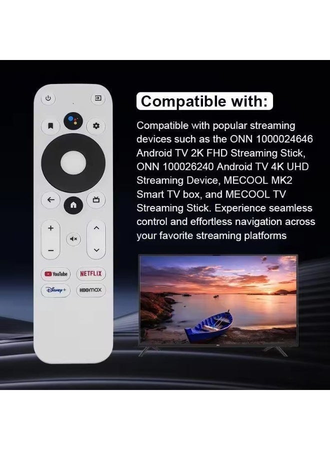 ميكول يُستخدم لاستبدال جهاز التحكم عن بُعد لـ MECOOL KM2/KM2 Plus Google TV (الإصدار غير الصوتي)، متوافق فقط مع الأطراف البيضاء - Image 4